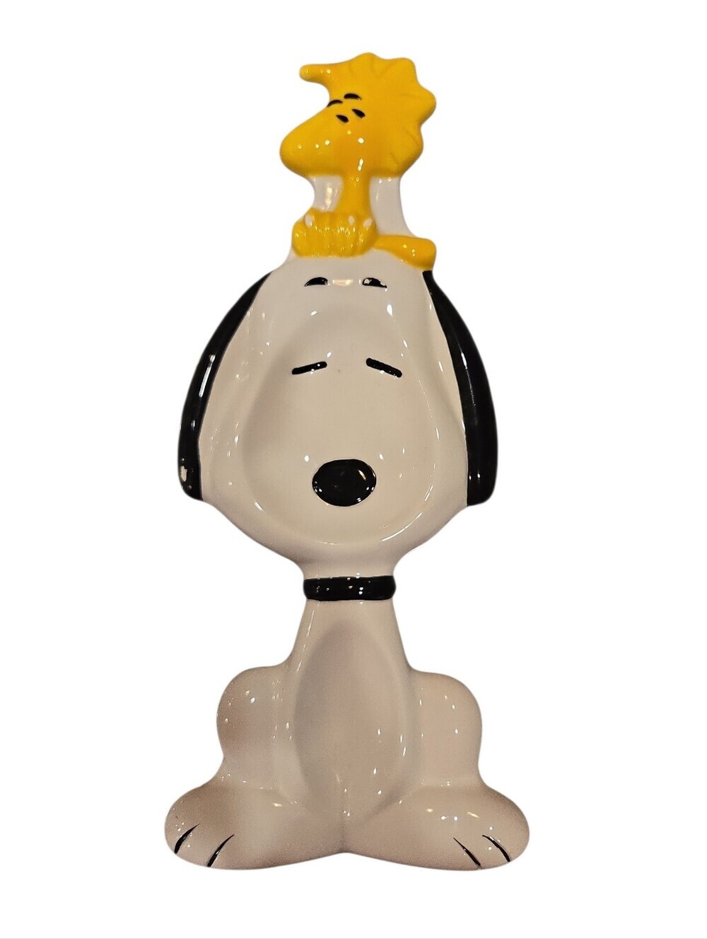 VTG SNOOPY AND WOODSTOCK SPOONREST. DISCONTINUED.  OOP.